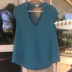 Guess turquoise blouse